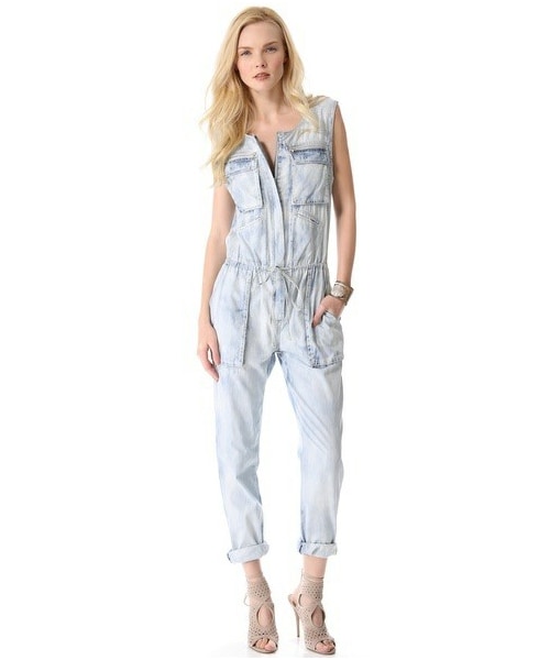 rebecca taylor denim jumpsuit