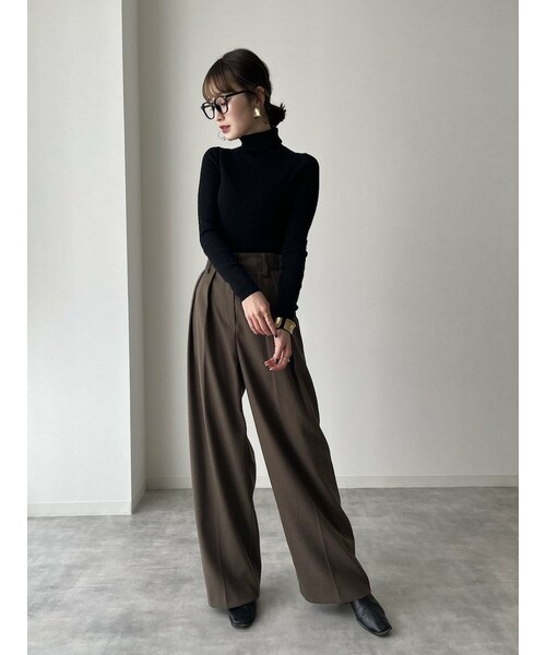 neam（ニーム）の「CLASSIC PANTS（その他パンツ・レディース・ブラウン・free）」の2枚目の写真