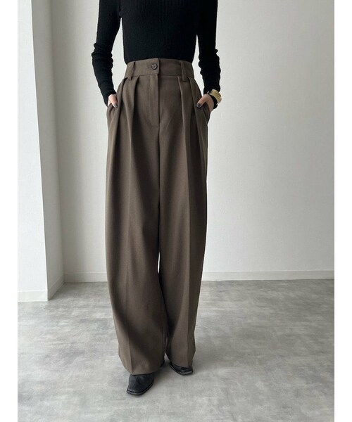 neam（ニーム）の「CLASSIC PANTS（その他パンツ・レディース・ブラウン・free）」の5枚目の写真