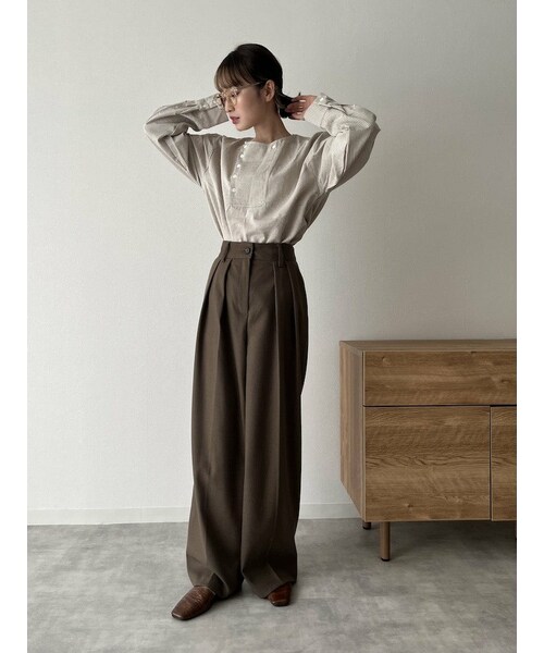 neam（ニーム）の「CLASSIC PANTS（その他パンツ・レディース・ブラウン・free）」の15枚目の写真