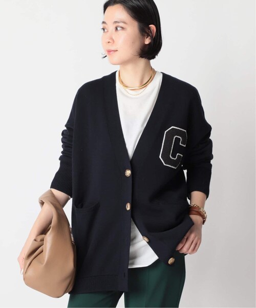 AP STUDIO SCENTOF Letteredカーディガン AP STUDIO（エーピーストゥディオ）の「《予約》SCENTOF