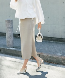 RIVE DROITE | 予約【《2サイズ展開》大人気のリブスカートが今季も登場！】リブストレートスカート(スカート)