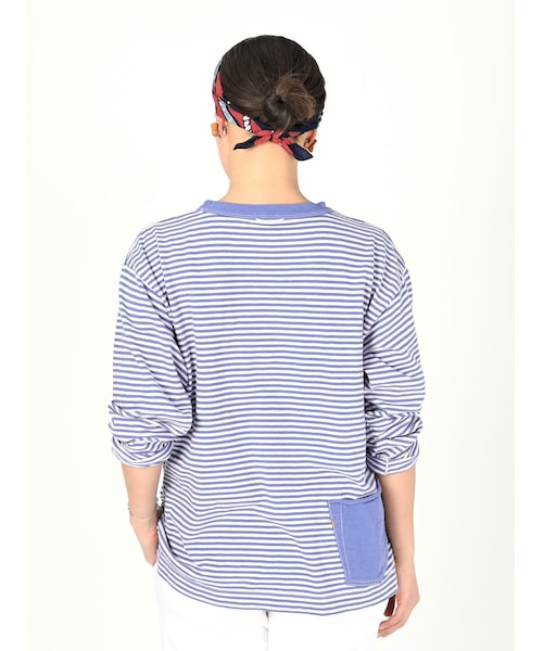 45R（フォーティファイブアール）の「天竺ボーダーの908オーシャンTシャツ（その他・その他）」の7枚目の写真