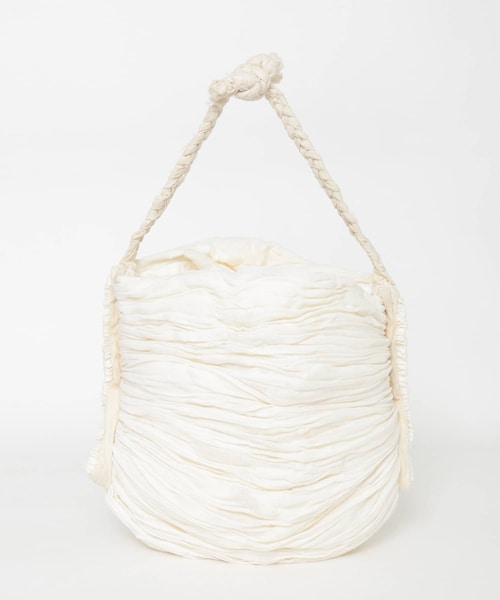 suzuki takayuki(スズキタカユキ)の「suzuki takayuki gather bag(その他・レディース・old rose/nude・-)」の2枚目の写真