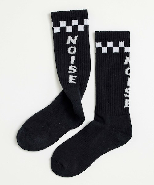 NOISE MAKER（ノイズメーカー）の「メンズソックス（ソックス/靴下・メンズ・ホワイト/レッド/ブラック・25-28）」の2枚目の写真