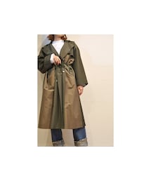 blanc basque | ブロックオーバーコート(その他アウター)