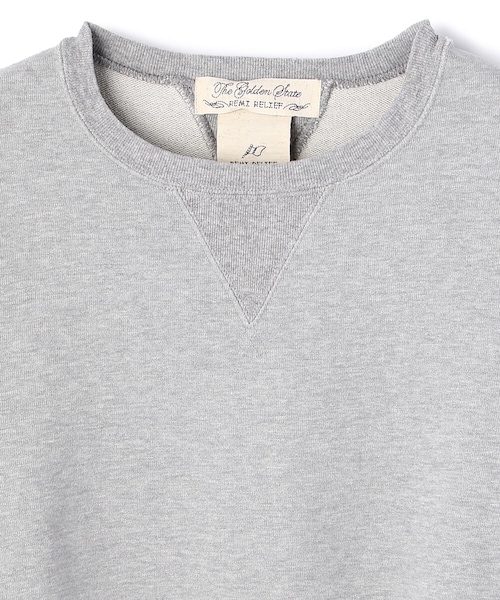 REMI RELIEF（レミレリーフ）の「REMI RELIEF(レミレリーフ) SP加工裏毛クルースウェット /RN6001SDI（その他・メンズ・OFF/WHITE/BLACK/GREY/GREEN・M/L/XL）」の3枚目の写真