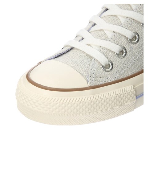 earth music&ecology（アースミュージックアンドエコロジー）の「【予約】CONVERSE×earth ALLSTAR 100 OX（シューズ・ベージュ・5cm/23cm/24cm）」の9枚目の写真