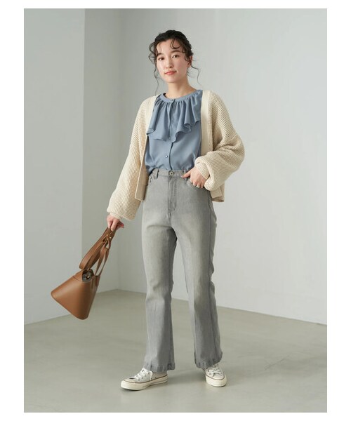 earth music&ecology（アースミュージックアンドエコロジー）の「【予約】CONVERSE×earth ALLSTAR 100 OX（シューズ・ベージュ・5cm/23cm/24cm）」の2枚目の写真