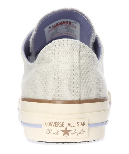 earth music&ecology（アースミュージックアンドエコロジー）の「【予約】CONVERSE×earth ALLSTAR 100 OX（シューズ・ベージュ・5cm/23cm/24cm）」の7枚目の写真