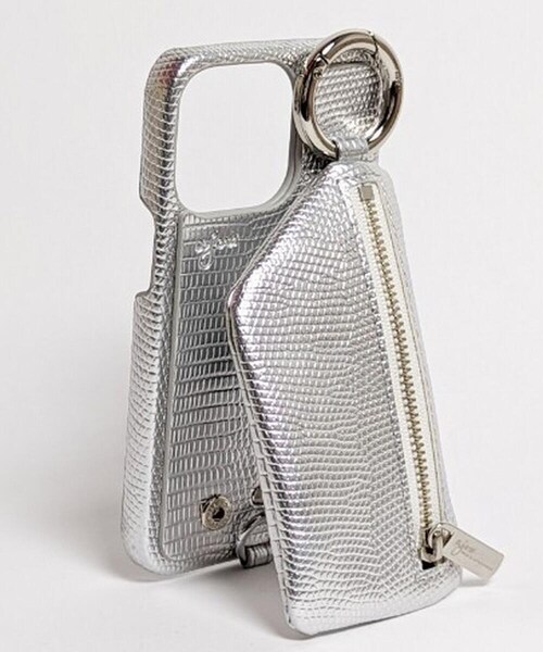 ajew（エジュー）の「【別注】ajew/エジュー/【ひも付き】Lizard iPhone13Pro（アクセサリー・BLACK/SILVER/PINK/BEIGE・00）」の9枚目の写真