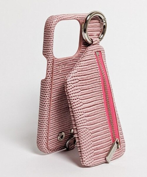 ajew（エジュー）の「【別注】ajew/エジュー/【ひも付き】Lizard iPhone13Pro（アクセサリー・BLACK/SILVER/PINK/BEIGE・00）」の10枚目の写真