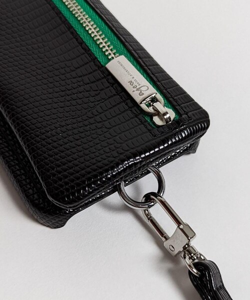 ajew（エジュー）の「【別注】ajew/エジュー/【ひも付き】Lizard iPhone13Pro（アクセサリー・BLACK/SILVER/PINK/BEIGE・00）」の6枚目の写真