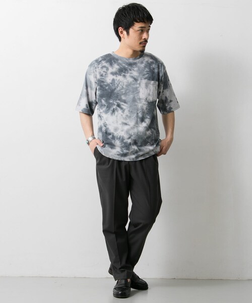 WAREHOUSE（ウエアハウス）の「タイダイTシャツ∴（その他・メンズ・CHA/KHK/BLU/YEL・38/40）」の9枚目の写真