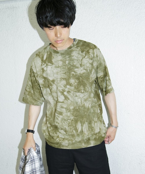 WAREHOUSE（ウエアハウス）の「タイダイTシャツ∴（その他・メンズ・CHA/KHK/BLU/YEL・38/40）」の10枚目の写真