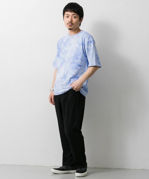 WAREHOUSE（ウエアハウス）の「タイダイTシャツ∴（その他・メンズ・CHA/KHK/BLU/YEL・38/40）」の15枚目の写真