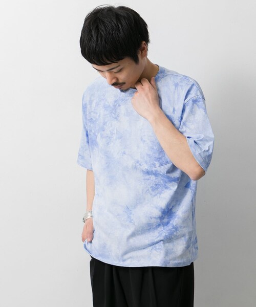 WAREHOUSE（ウエアハウス）の「タイダイTシャツ∴（その他・メンズ・CHA/KHK/BLU/YEL・38/40）」の14枚目の写真