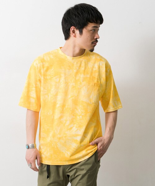 WAREHOUSE（ウエアハウス）の「タイダイTシャツ∴（その他・メンズ・CHA/KHK/BLU/YEL・38/40）」の17枚目の写真