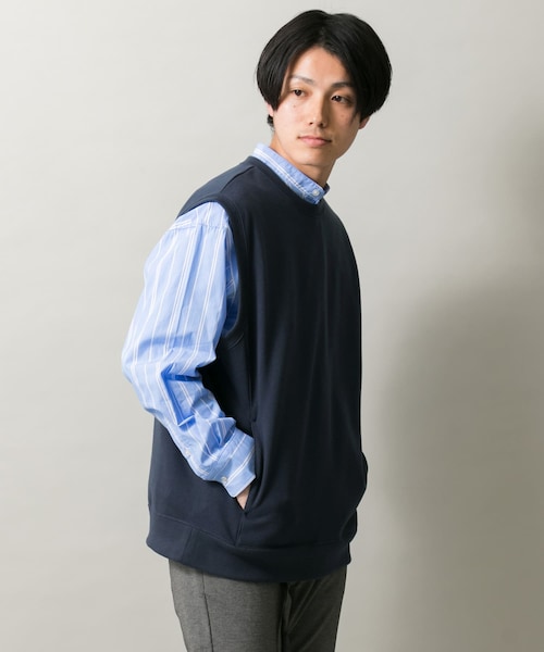 WAREHOUSE(ウエアハウス)の「裏毛ラウンドネックベスト∴(その他・メンズ・RED・38/40)」の2枚目の写真