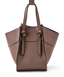 GRL | 2Way配色ノットハンドルレザートートバッグ(トートバッグ)