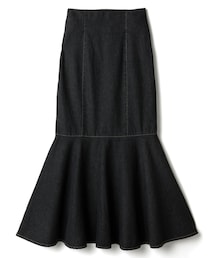 GRL | 配色ステッチデニムマーメイドスカート(デニムスカート)