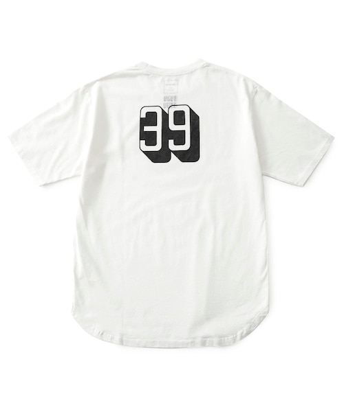 nonnative(ノンネイティブ)の「DWELLER S/S TEE 39 by LORD ECHO(Tシャツ/カットソー・メンズ・O.WHT/NVY・1/2)」の1枚目の写真