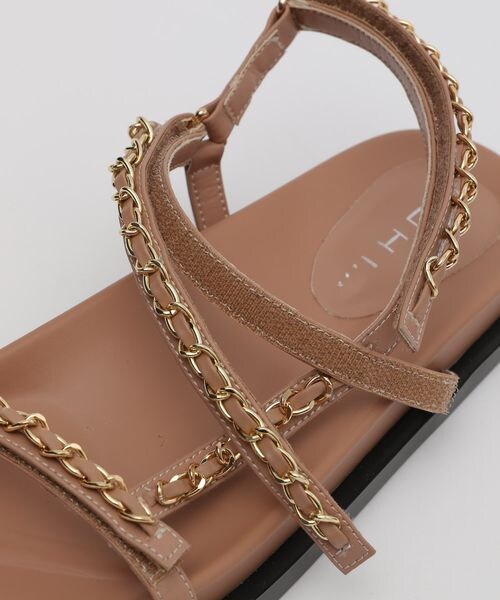 BARNYARDSTORM（バンヤードストーム）の「MOHI/チェーン付きサンダル（シューズ・レディース・ブラック19/(WEB限定)キャメル54/クリーム62・35(22.5cm)/36(23.0cm)/37(23.5cm)/38(24.0cm)/39(24.5cm)）」の12枚目の写真