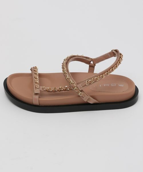BARNYARDSTORM（バンヤードストーム）の「MOHI/チェーン付きサンダル（シューズ・レディース・ブラック19/(WEB限定)キャメル54/クリーム62・35(22.5cm)/36(23.0cm)/37(23.5cm)/38(24.0cm)/39(24.5cm)）」の14枚目の写真