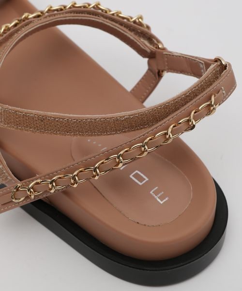 BARNYARDSTORM（バンヤードストーム）の「MOHI/チェーン付きサンダル（シューズ・レディース・ブラック19/(WEB限定)キャメル54/クリーム62・35(22.5cm)/36(23.0cm)/37(23.5cm)/38(24.0cm)/39(24.5cm)）」の13枚目の写真