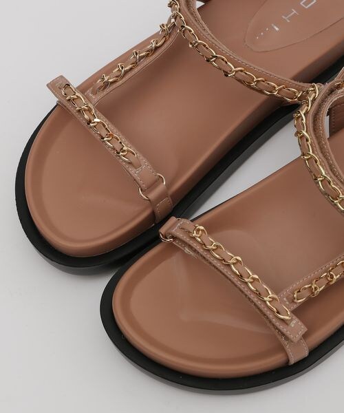 BARNYARDSTORM（バンヤードストーム）の「MOHI/チェーン付きサンダル（シューズ・レディース・ブラック19/(WEB限定)キャメル54/クリーム62・35(22.5cm)/36(23.0cm)/37(23.5cm)/38(24.0cm)/39(24.5cm)）」の10枚目の写真