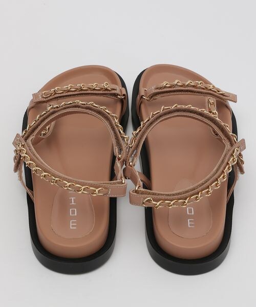 BARNYARDSTORM（バンヤードストーム）の「MOHI/チェーン付きサンダル（シューズ・レディース・ブラック19/(WEB限定)キャメル54/クリーム62・35(22.5cm)/36(23.0cm)/37(23.5cm)/38(24.0cm)/39(24.5cm)）」の9枚目の写真