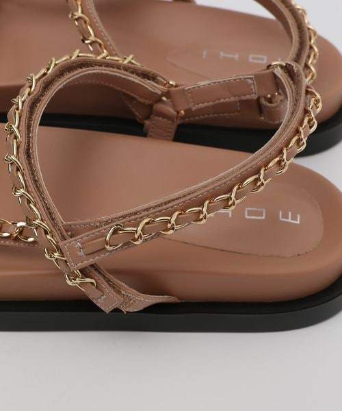 BARNYARDSTORM（バンヤードストーム）の「MOHI/チェーン付きサンダル（シューズ・レディース・ブラック19/(WEB限定)キャメル54/クリーム62・35(22.5cm)/36(23.0cm)/37(23.5cm)/38(24.0cm)/39(24.5cm)）」の11枚目の写真