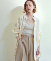 natural couture | 旬顔！ストライプビッグシャツ(シャツ/ブラウス)