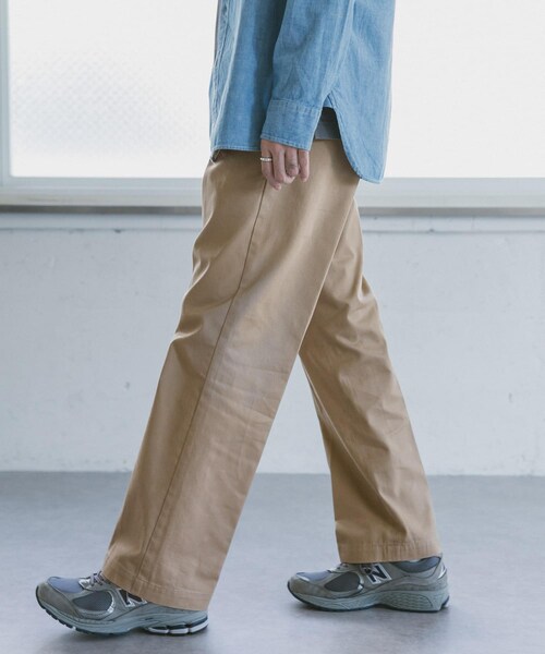 URBAN RESEARCH DOORS(アーバンリサーチドアーズ)の「インタックチノトラウザー(その他・メンズ・Beige/Khaki/Navy・38/40)」の1枚目の写真