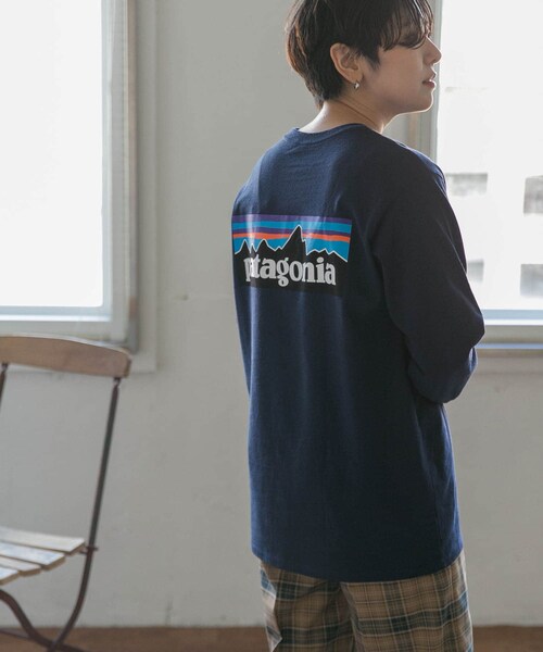 patagonia（パタゴニア）の「patagonia Long-Sleeve P-6 Logo Re-T-Shirts（その他・メンズ・WHI/GLH/CNY/BLK・S/M/L）」の15枚目の写真