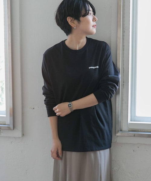 patagonia（パタゴニア）の「patagonia Long-Sleeve P-6 Logo Re-T-Shirts（その他・メンズ・WHI/GLH/CNY/BLK・S/M/L）」の7枚目の写真