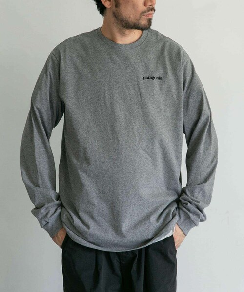 patagonia（パタゴニア）の「patagonia Long-Sleeve P-6 Logo Re-T-Shirts（その他・メンズ・WHI/GLH/CNY/BLK・S/M/L）」の3枚目の写真