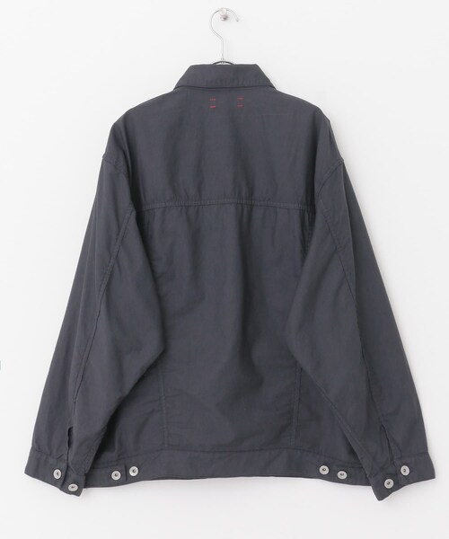 UNFIL（アンフィル）の「unfil cotton-back satin trucker jacket（その他・レディース・black・1）」の5枚目の写真