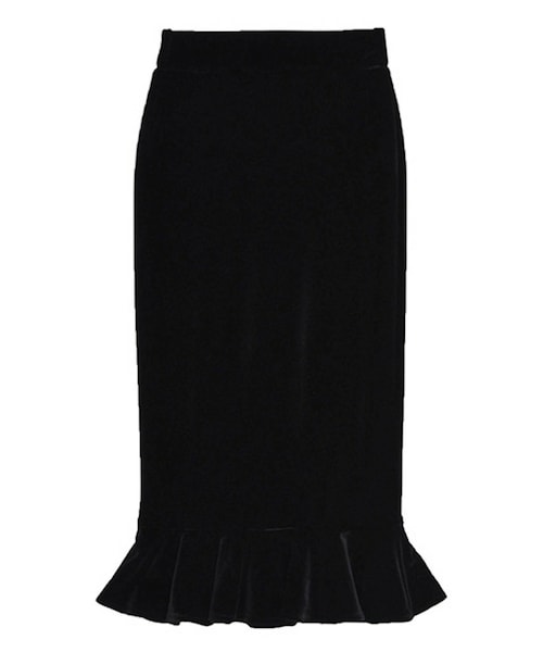 PAMEOPOSE パメオポーズ スカート　黒 PAMEO POSE（パメオポーズ）の「Poly Skirt（スカート）」 - WEAR