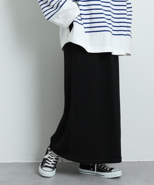 CIAOPANIC TYPY（チャオパニックティピー）の「ジョーゼットポンチIラインスカート（スカート・レディース・アイボリー/ライトグレー/ブラック・ONE）」の2枚目の写真