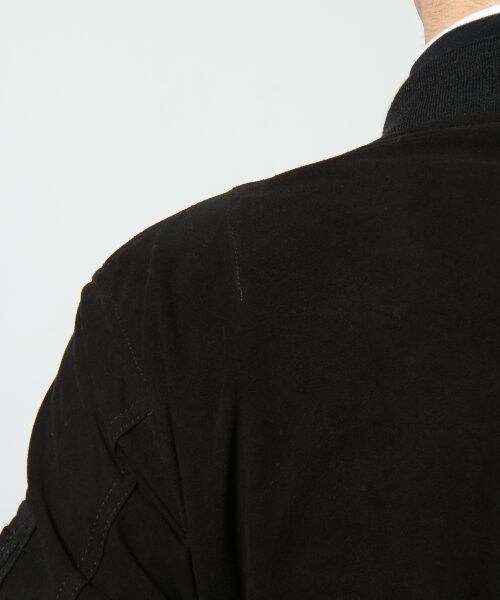 HARE（ハレ）の「スウェードブルゾン（ジャケット/アウター・メンズ・ブラック/キャメル・S/M）」の16枚目の写真