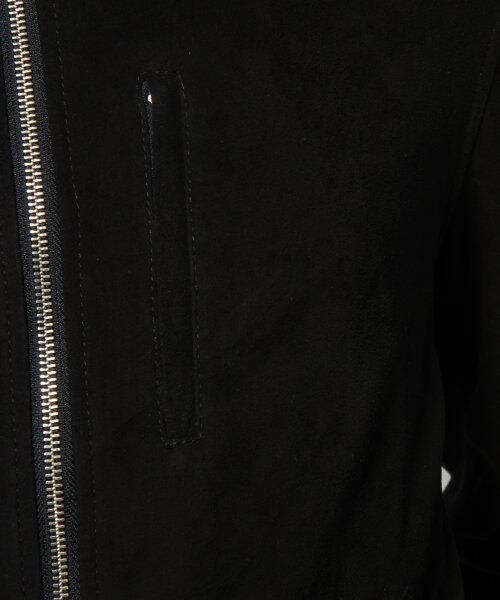 HARE（ハレ）の「スウェードブルゾン（ジャケット/アウター・メンズ・ブラック/キャメル・S/M）」の14枚目の写真