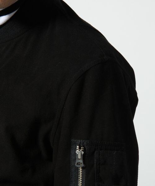 HARE（ハレ）の「スウェードブルゾン（ジャケット/アウター・メンズ・ブラック/キャメル・S/M）」の8枚目の写真