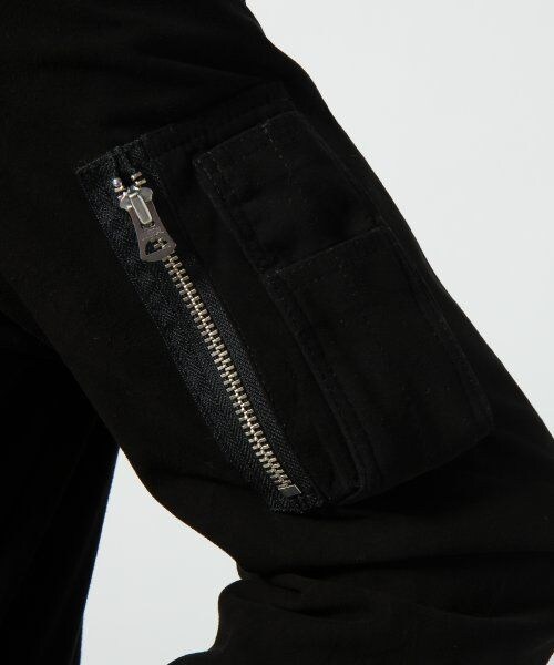 HARE（ハレ）の「スウェードブルゾン（ジャケット/アウター・メンズ・ブラック/キャメル・S/M）」の10枚目の写真