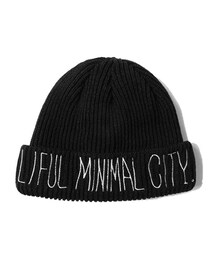 LIFUL MINIMAL GARMENTS. | LIFUL MINIMAL CITY HANDWRITTEN BEANIE(その他)