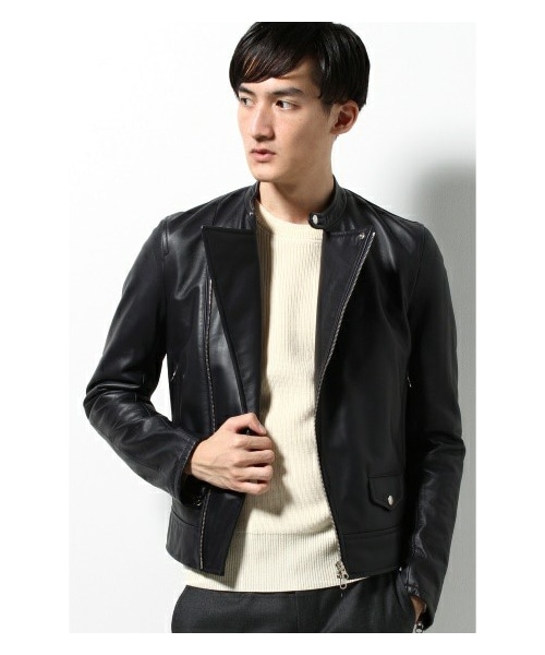EDIFICE PARMENTIER ダブルライダース　レザージャケット EDIFICE（エディフィス）の「【MENS CLUB1月号掲載】PARMENTIER レザー