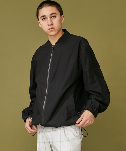 WELLDER(ウェルダー)の「STUDIOUS別注 Pucker Sleeve Fright Jacket(その他アウター・メンズ・BLK/BLU・3/4)」の1枚目の写真