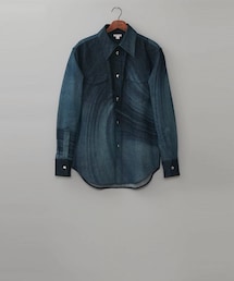 MASU（エムエーエスユー）の「VELVET ZIP-UP SHIRTS（シャツ/ブラウス