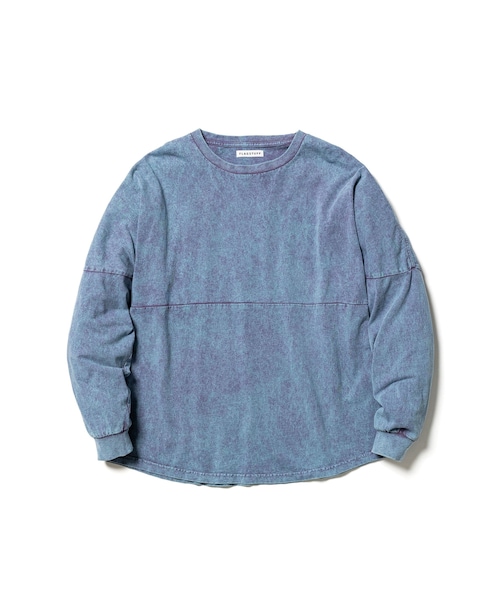 FLAGSTUFF(フラグスタフ)の「CHEMICAL WASH FB L/S Tee(Tシャツ/カットソー・メンズ・GRN/PPL・M/L)」の2枚目の写真