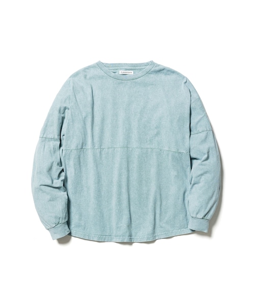 FLAGSTUFF(フラグスタフ)の「CHEMICAL WASH FB L/S Tee(Tシャツ/カットソー・メンズ・GRN/PPL・M/L)」の1枚目の写真
